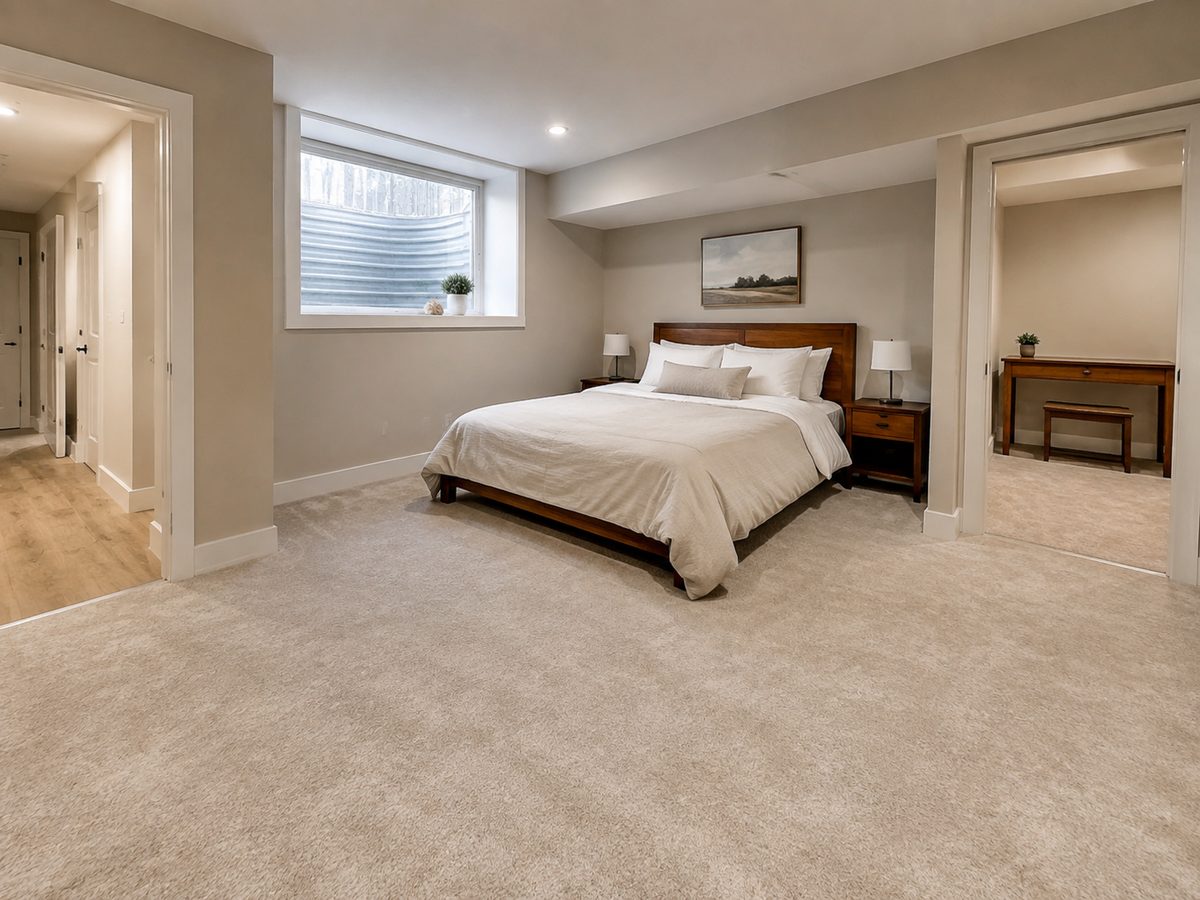 Basement floors that stay fresh under heavy use