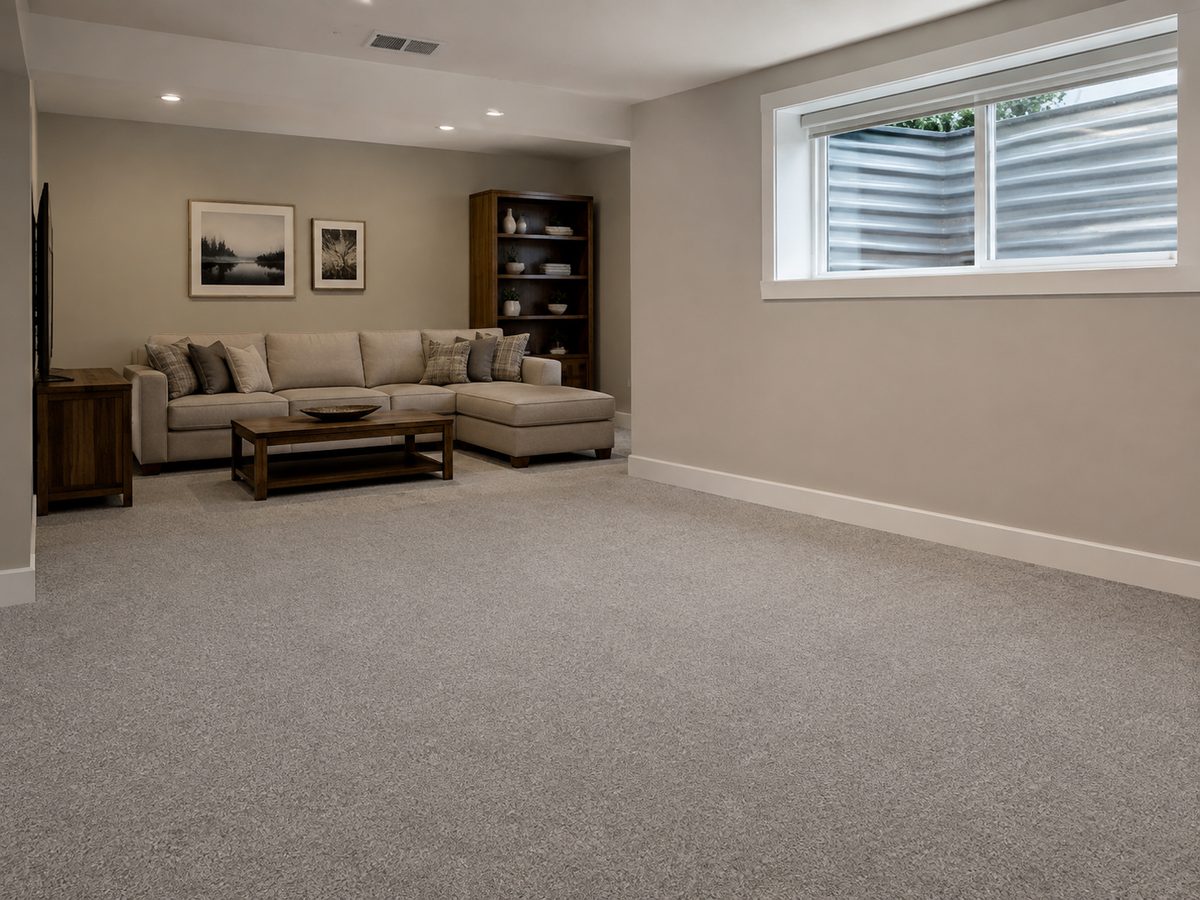 Broadloom selected for the house you actually own