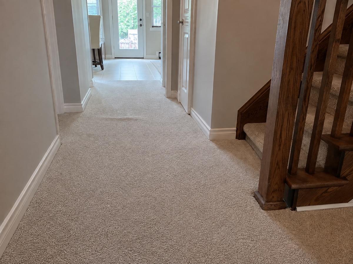 Residential repair and re-stretching
