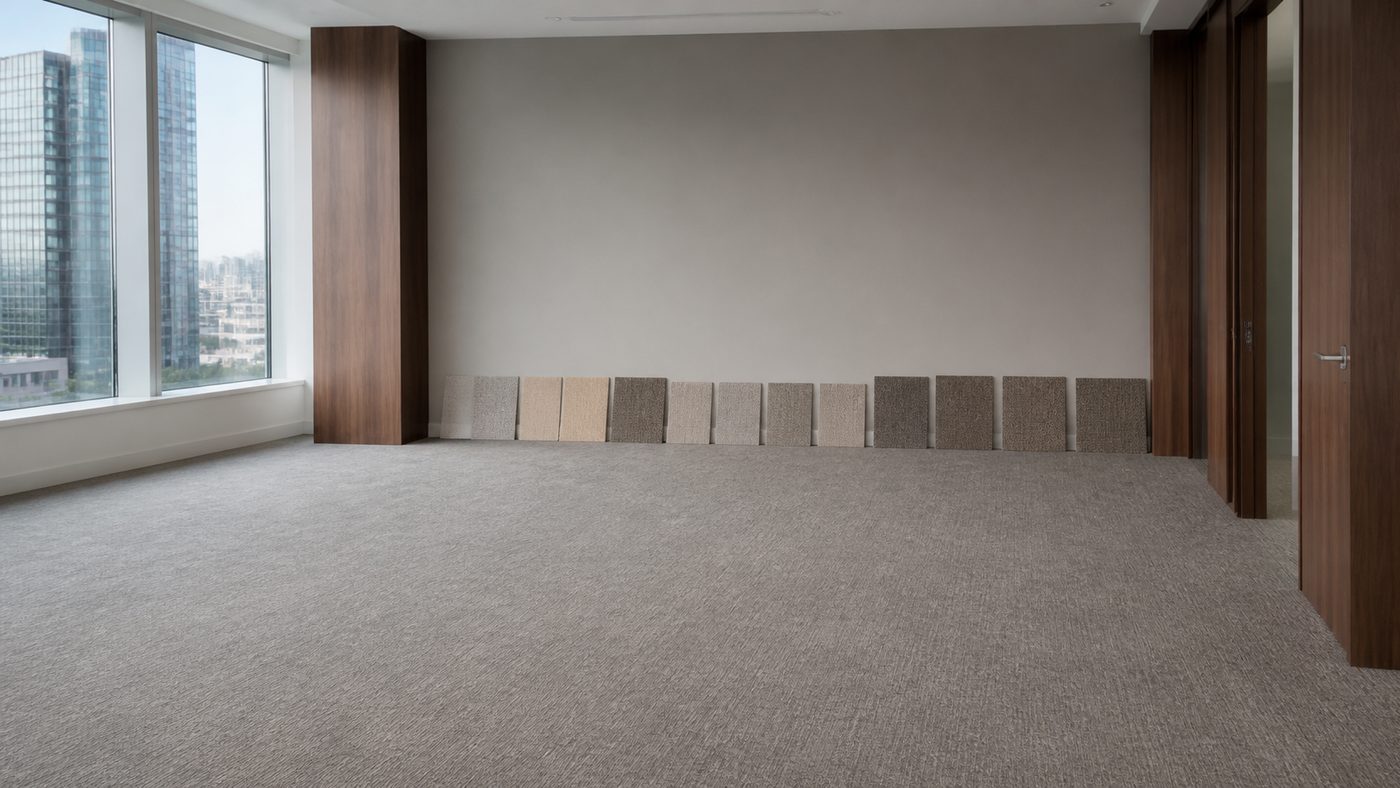 Commercial broadloom in a high-traffic space