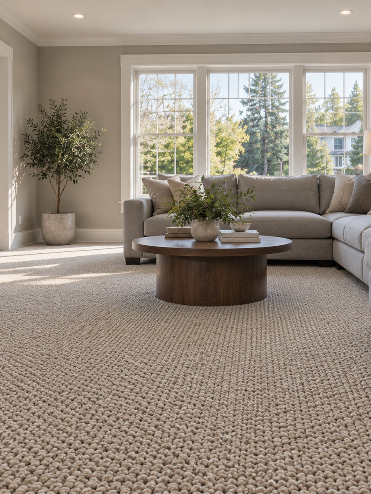 Berber stair carpet