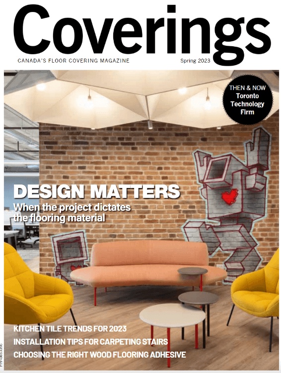 Pros, cons and installation tips for carpeting stairs feature in Coverings magazine