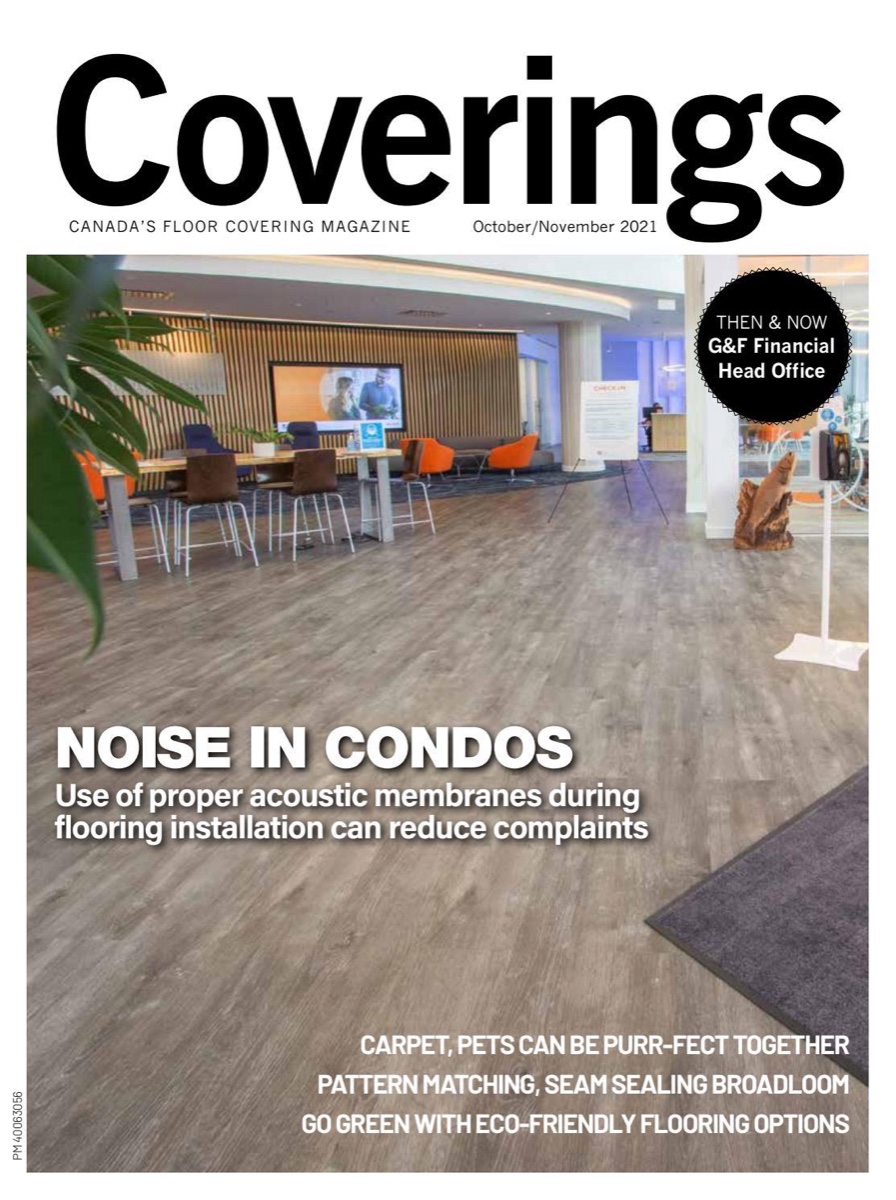 Noise in Condos feature in Coverings magazine