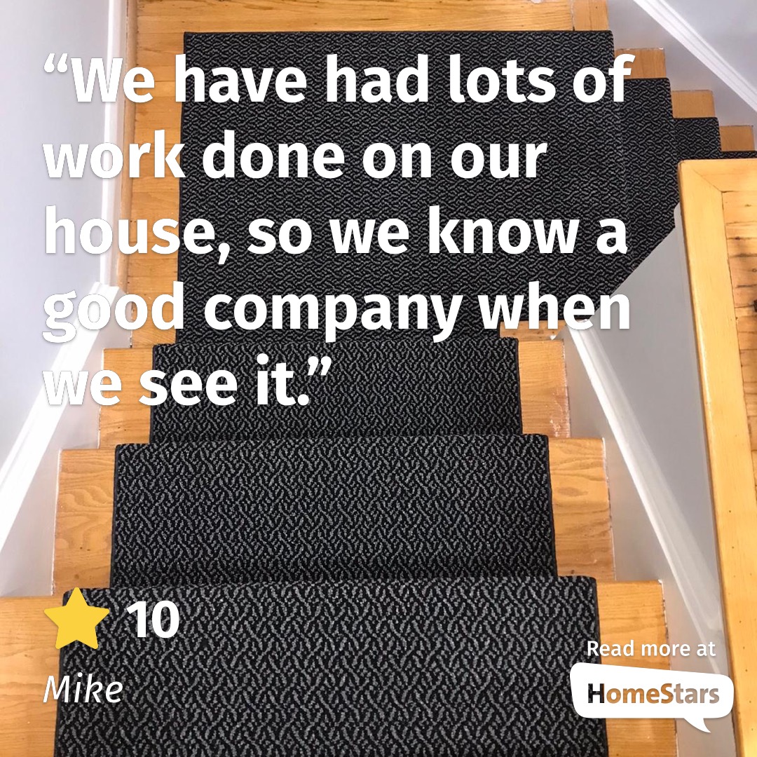HomeStars review card: trusted repeat work (GTA)