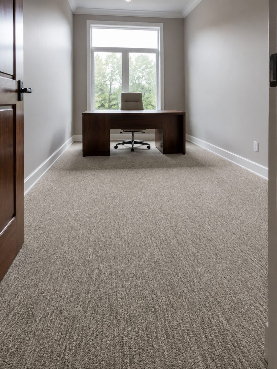 Broadloom office floor