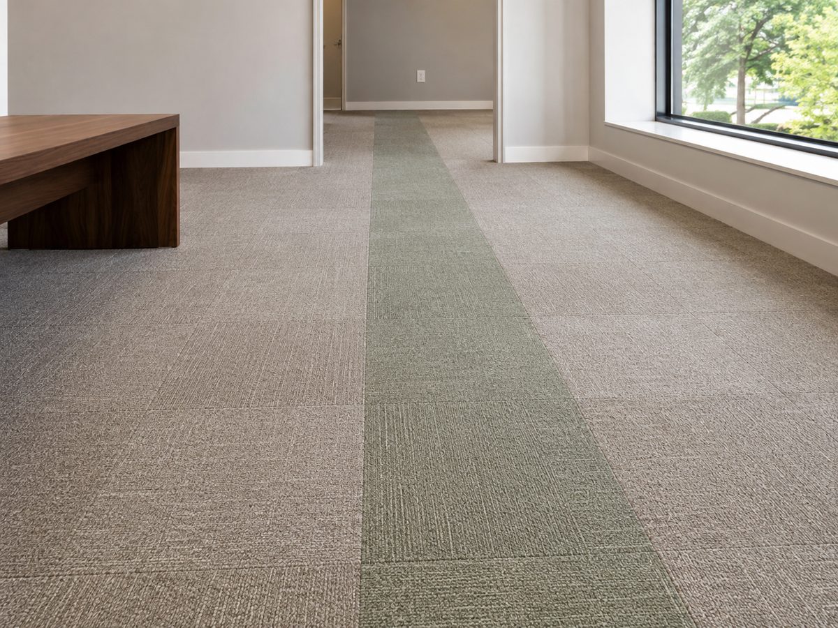 Feature-colour carpet tile