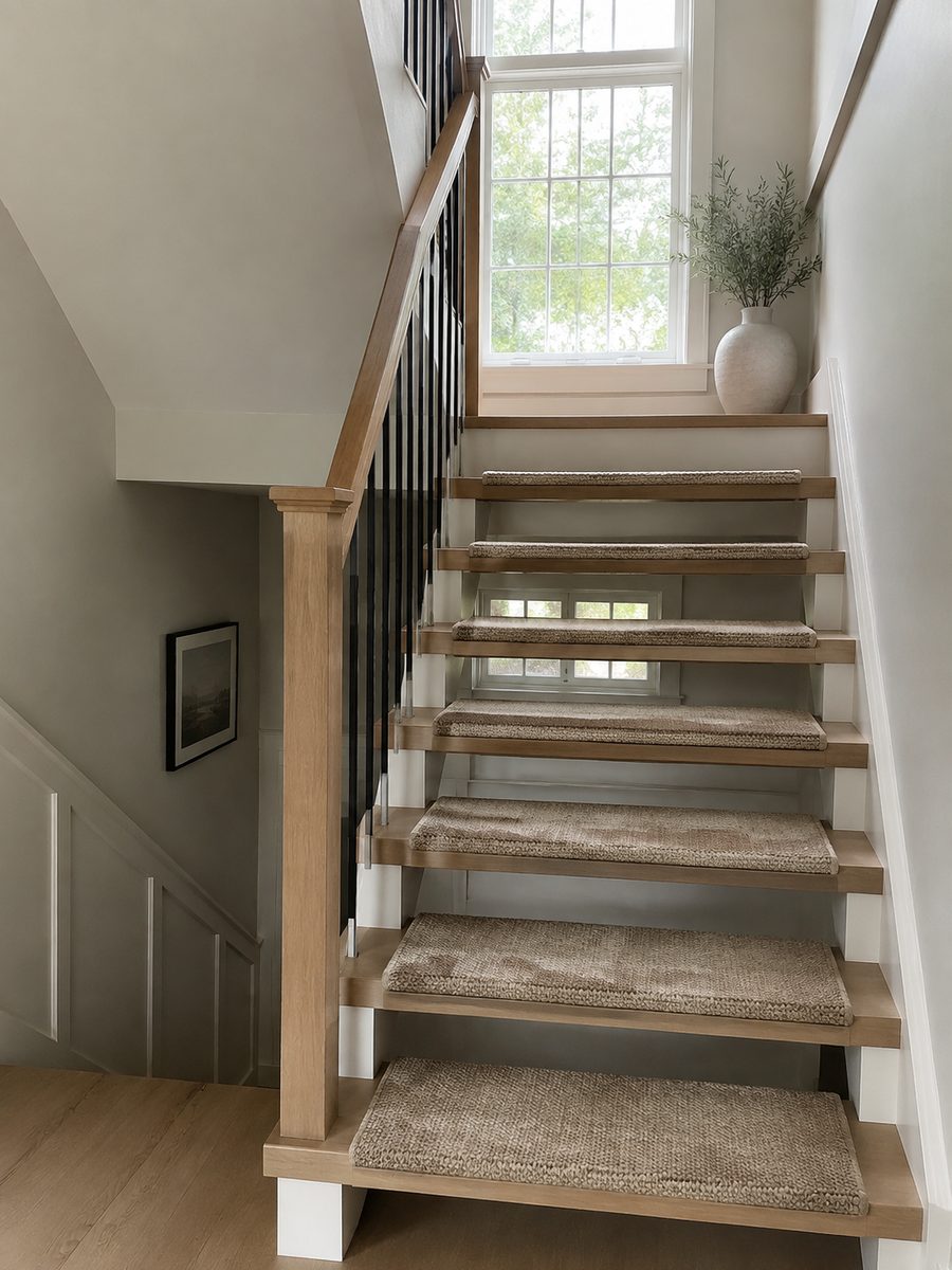 Open-tread stair treads