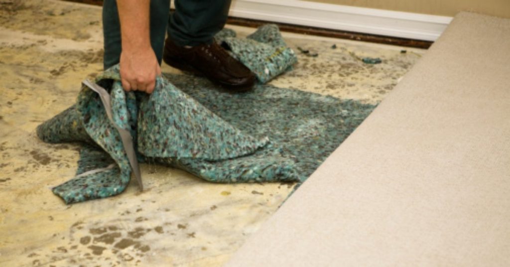 How to remove wet carpet from basement