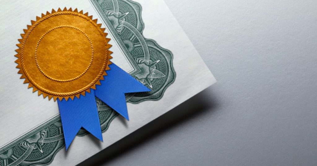 Competence comes with certification